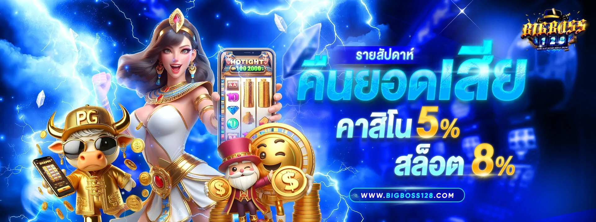 BIGBOSS128 สล็อตเว็บตรง เครดิตฟรี ฝากถอนออโต้ 24 ชม.